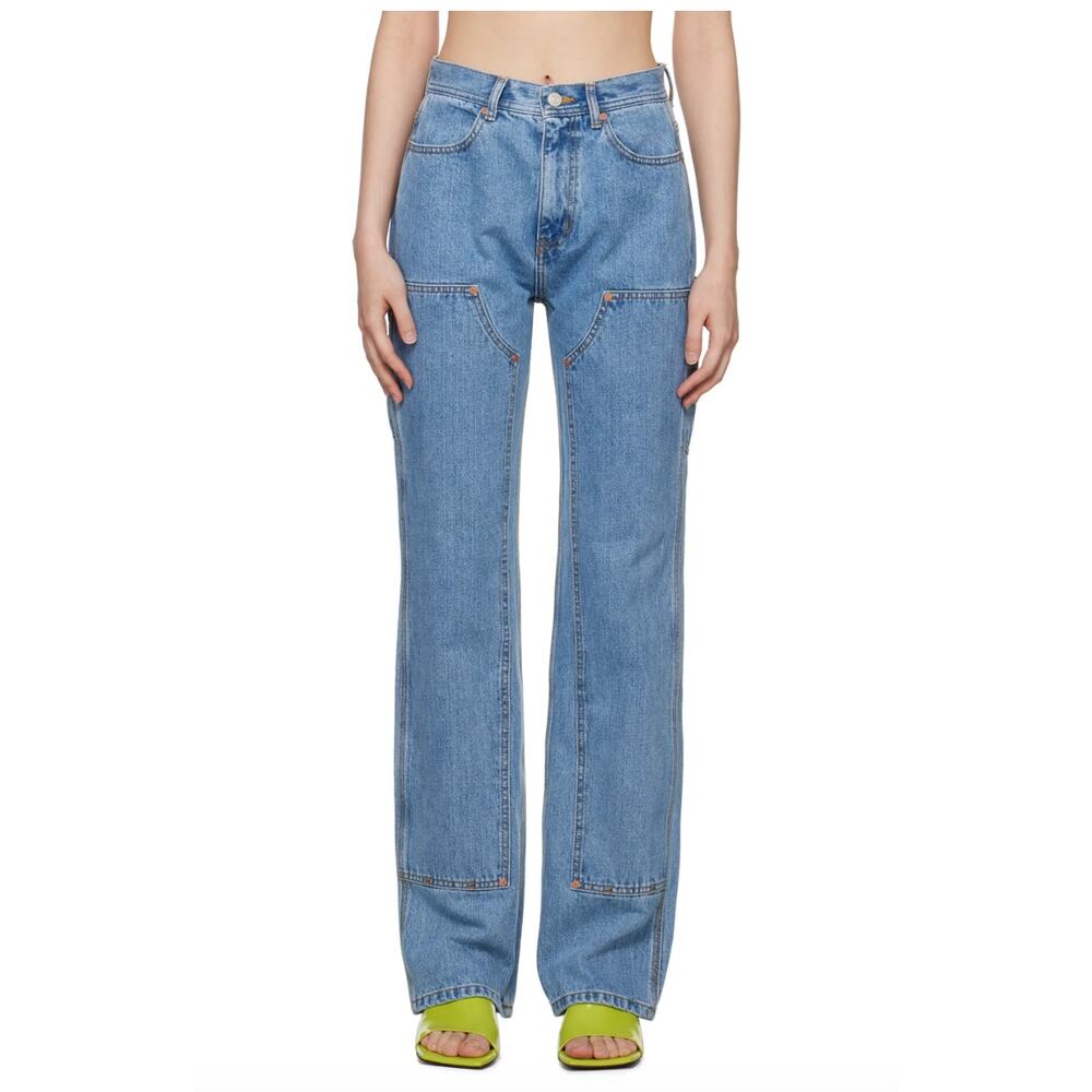 ANDERSSON BELL
SSENSE Exclusive Blue Jade Carpenter Jeans